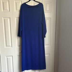 Elegant Blue Women's Dress
